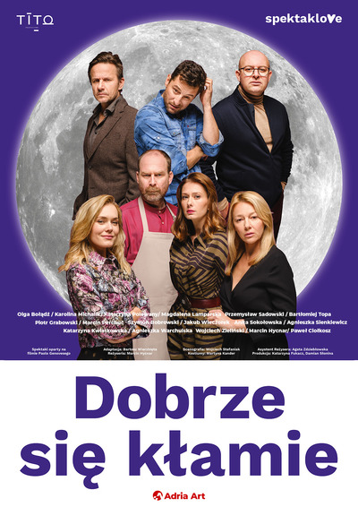 Plakat wydarzenia Dobrze się kłamie - spektakl komediowy