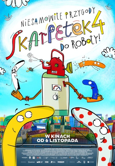 Plakat wydarzenia Niesamowite przygody skarpetek 4. Do roboty! - Nasze Kino